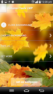 How to download Autumn Leaves Clock LWP 1.0 mod apk for android