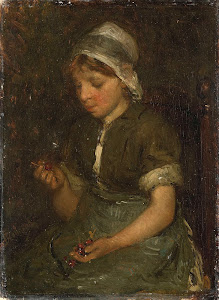RIJKS: Bernardus Johannes Blommers: Girl with Cherries 1914