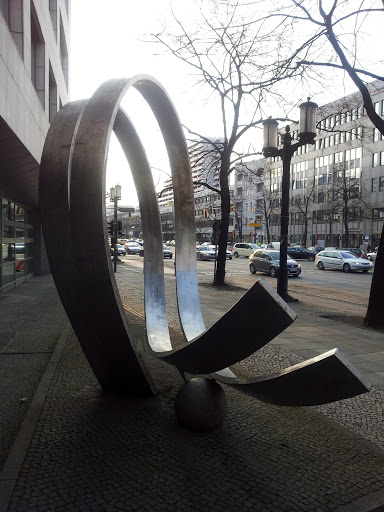 Curved Steel Sculpture
