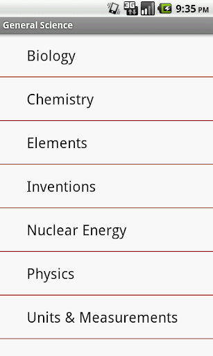 General Science