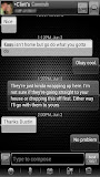 GoSMS Pro Theme Gunmetal Glass