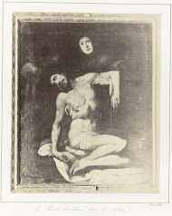 Fotoreproductie van een schilderij, voorstellend een piëta door Daniele Crespi