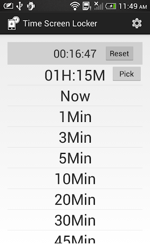 Time Screen Locker