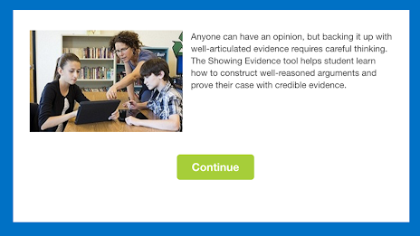 Showing Evidence Tool poster 4