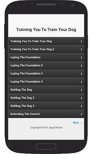 Training You To Train Your Dog
