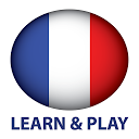 Learn and play. French + mobile app icon