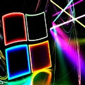 3D Neon light logo