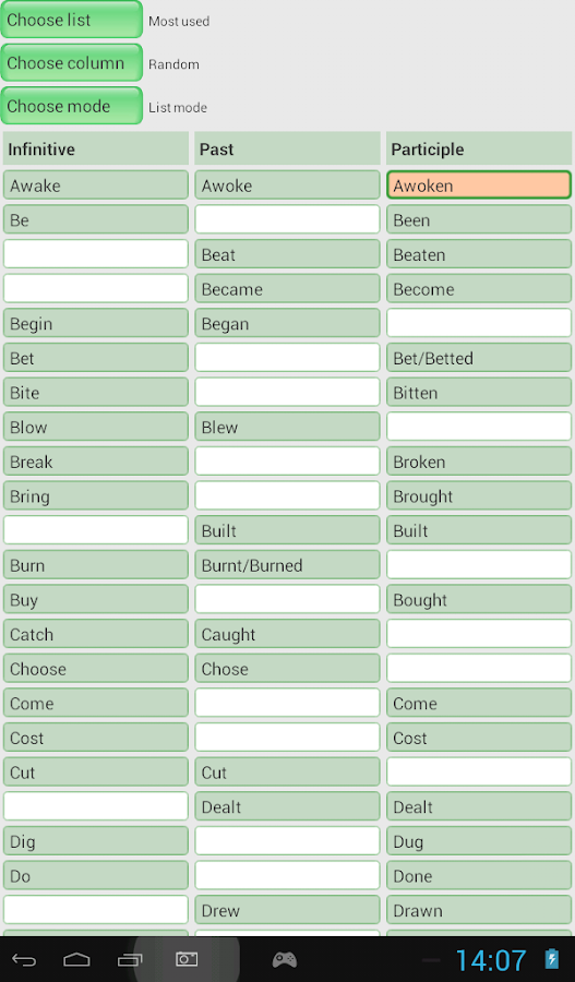 Lista De Verbos Irregulares En Aleman Pdf