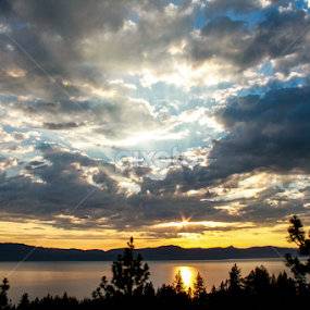 Breaking Through by Trevor Fairbank - Landscapes Cloud Formations
