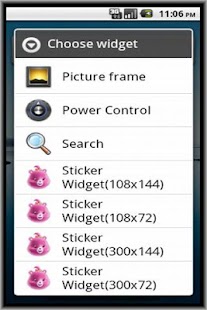 Sticker Widget Ad - náhled