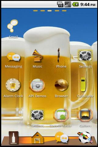 啤酒主題GO桌面EX