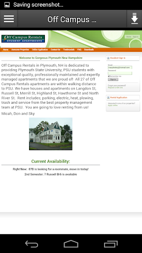 Off Campus Rentals Plymouth NH