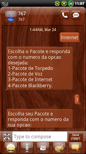 Mahogany Wood GO SMS Theme(圖2)-速報App