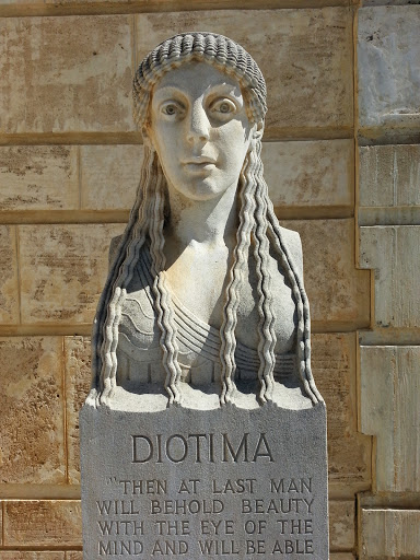 Diotima in limestone