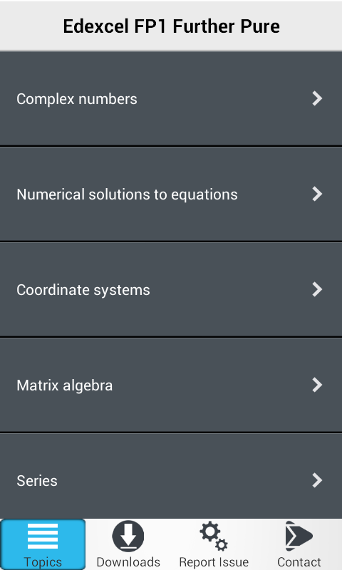 Edexcel FP1 Screen 2