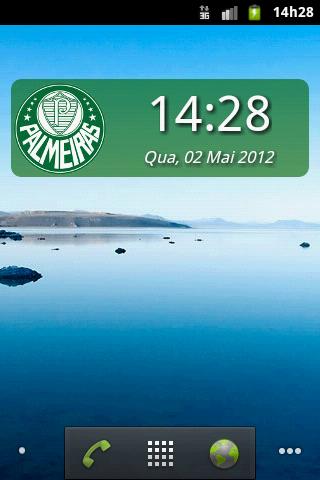 Digital Clock Palmeiras Screen 2