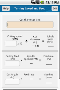 Download Turning Speed and Feed Calc APK for PC