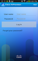 Cisco AirProvision APK 螢幕截圖圖片 #6