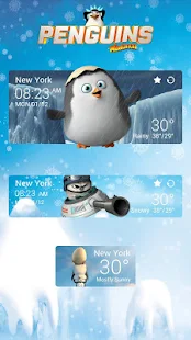 Penguins Of MG Weather Widget(圖1)-速報App