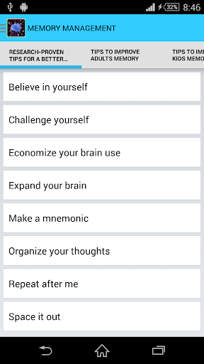 Memory Improvement Tips