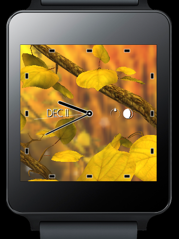 Autumn Tree Watch Face Screen 2