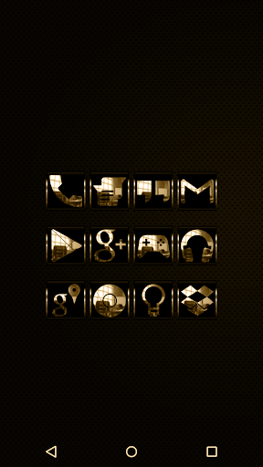 Gold Krome - Icon Pack