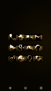How to mod Gold Krome - Icon Pack lastet apk for bluestacks