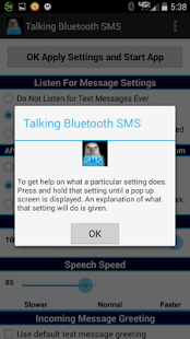 Free Talking Bluetooth SMS APK for Android