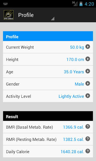 BMR Calculator