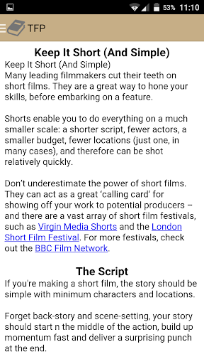 【免費娛樂App】The Filmmakers Project-APP點子