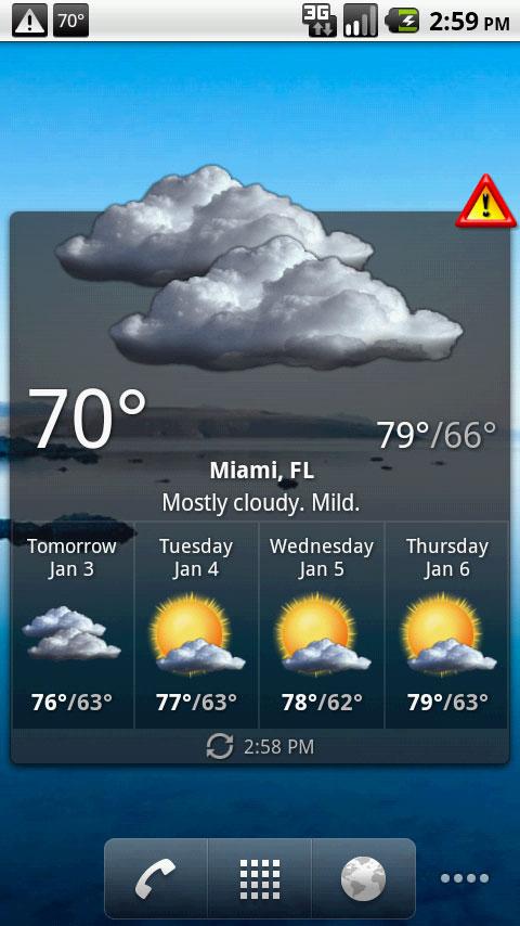 Palmary Weather Premium Screen 1