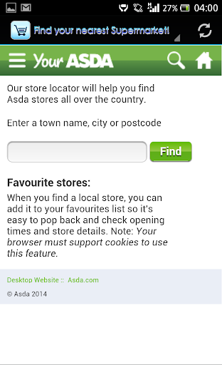 Supermarket Locator UK