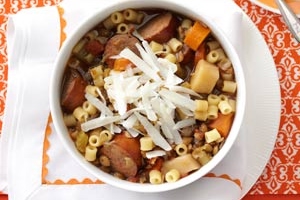 Lentil and Pasta Stew