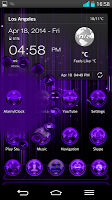 Next Launcher 3D PUrings Theme APK صورة لقطة الشاشة #3