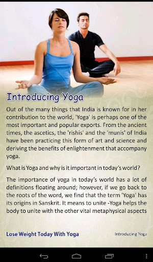 【免費健康App】Lose Weight Today With Yoga-APP點子