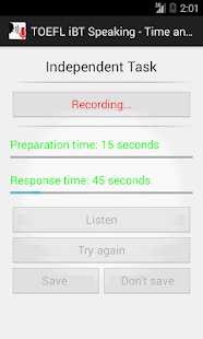 Free Download TOEFL iBT Speaking - Recorder APK