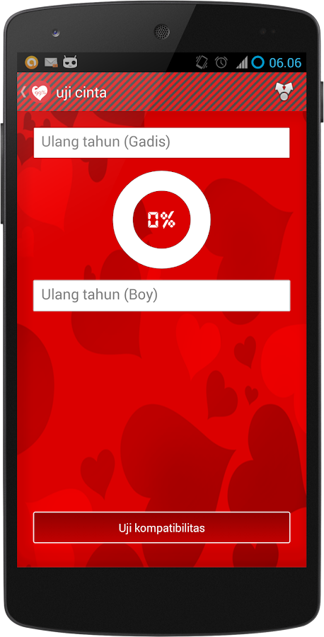  cinta uji kalkulator- tangkapan layar 