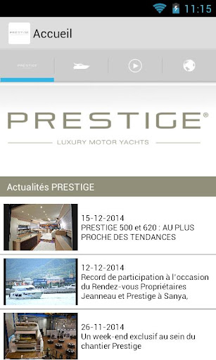 Prestige yachts