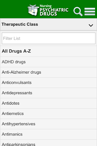 Nursing Psychiatric Drugs