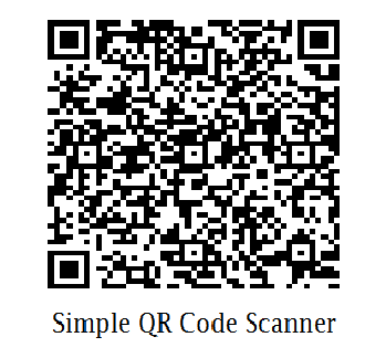 Simple QR Code Scanner