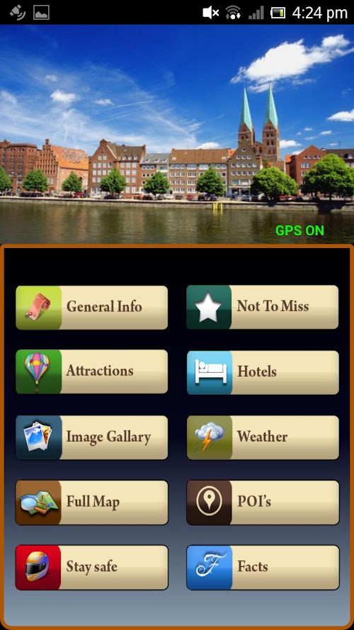 Android application Lubeck Offline Travel Guide screenshort