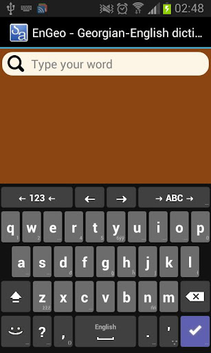 EnGeo Georgian-English Dict