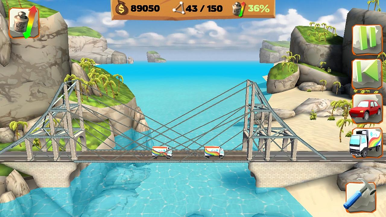 Android application Bridge Constructor Playground FREE screenshort