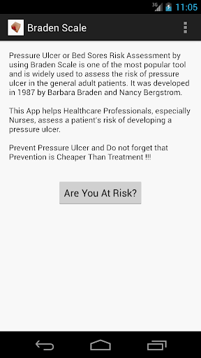 Braden Scale 4 Pressure Ulcer