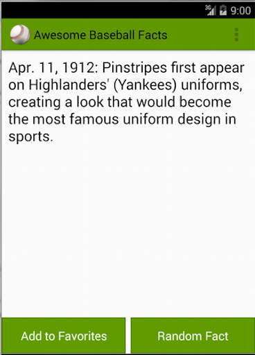 Awesome Baseball Facts