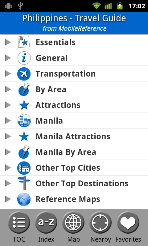 Philippines - Travel Guide Screen 1