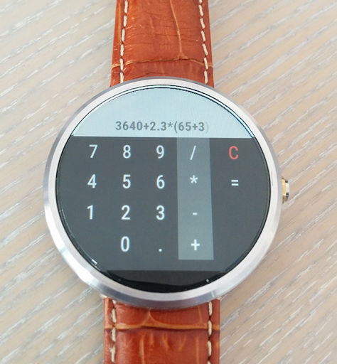 計算器 - Android Wear