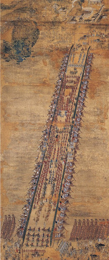 Folding Screen with Royal Procession to Hwaseong