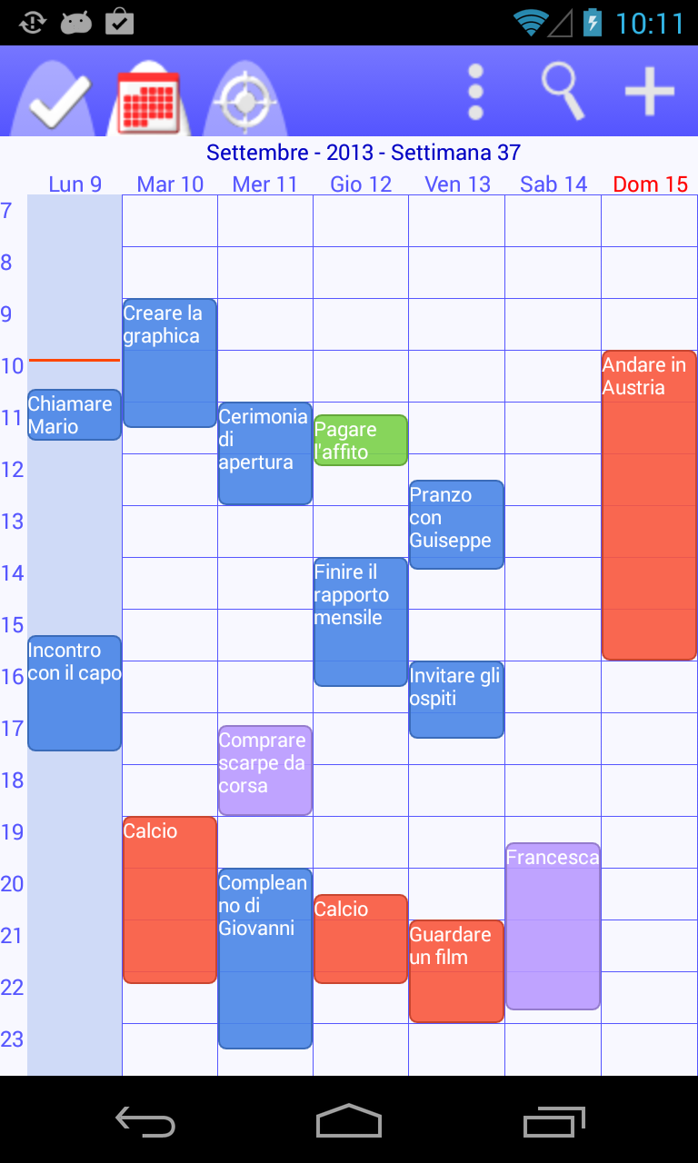 Android application To-Do Calendar Planner+ screenshort
