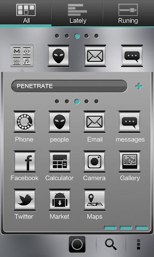Penetrate GO LauncherEX Theme v1.0 APK